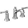 imageMoen Dartmoor Oil Rubbed Bronze TwoHandle Widespread Bathroom Faucet Traditional Bathroom Sink Faucet Valve Required T6805ORBChrome