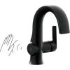 imageMoen Doux Chrome Motionsense Wave Touchless Single Handle Bathroom Sink Faucet S6910EWMatte Black