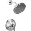 imageMoen Doux Matte Black PosiTemp Shower Only Kit Valve Required TS2202BLChrome
