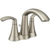 imageMoen Glyde Chrome TwoHandle High Arc Centerset Bathroom Faucet 6172Brushed Nickel