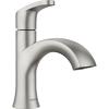 imageMoen Karis Chrome OneHandle Single Hole Bathroom Sink Faucet with Optional Deckplate 84346Brushed Nickel