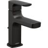 imageMoen Rizon Chrome OneHandle Modern Bathroom Faucet with Drain Assembly 6900Matte Black
