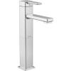 imageMoen S6712 90 Degree OneHandle Single Hole Vessel Sink Modern Bathroom Faucet Chrome