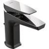 imageMoen S8000 Via OneHandle Modern Bathroom Faucet Matte Black and ChromeMatte BlackChrome