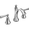 imageMoen Wynford Chrome TwoHandle Widespread HighArc Bathroom Faucet with Lever Handles Valve Required T4520Chrome
