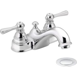 imageMoen 6101 Kingsley TwoHandle Centerset Bathroom Faucet ChromeChrome