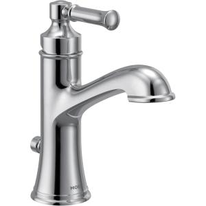 imageMoen 6803ORB Dartmoor Single Handle Bathroom Sink Faucet with Optional Deckplate Oil Rubbed BronzeChrome