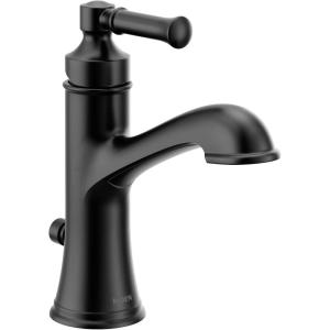 imageMoen 6803ORB Dartmoor Single Handle Bathroom Sink Faucet with Optional Deckplate Oil Rubbed BronzeMatte Black