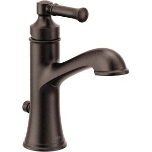 imageMoen 6803ORB Dartmoor Single Handle Bathroom Sink Faucet with Optional Deckplate Oil Rubbed BronzeOil Rubbed Bronze