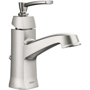 imageMoen Conway Chrome Two Handle Widespread Bathroom Sink Faucet with Valve Included 84926Spot Resist Brushed Nickel