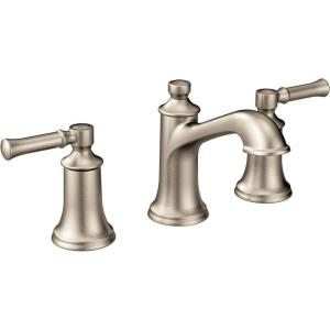 imageMoen Dartmoor Oil Rubbed Bronze TwoHandle Widespread Bathroom Faucet Traditional Bathroom Sink Faucet Valve Required T6805ORBBrushed Nickel