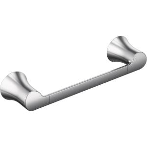 imageMoen Doux Matte Black Bathroom Towel Hand Towel Bar YB0286BLChrome