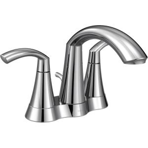imageMoen Glyde Chrome TwoHandle High Arc Centerset Bathroom Faucet 6172Chrome