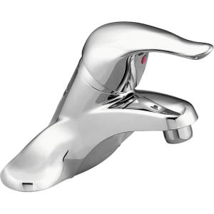 imageMoen L4601 Chateau Centerset Single Handle LowArc Bathroom Faucet Without Drain Assembly 4Inch Chrome