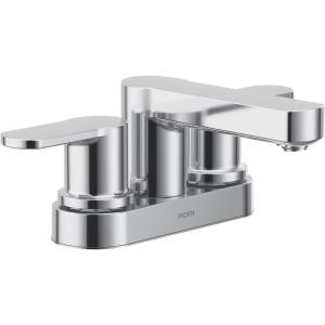 imageMoen Laris TwoHandle 4 Centerset Modern Bathroom Faucet 84015Two Handle