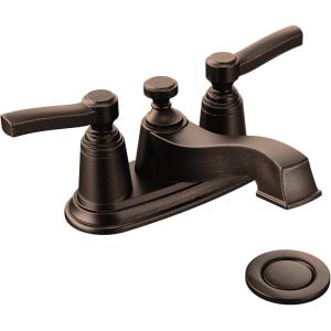 imageMoen S6201ORB Rothbury TwoHandle Low Arc Bathroom Faucet Oil Rubbed Bronze