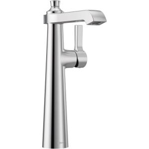 imageMoen S6982 Flara OneHandle Single Hole Vessel Sink Bathroom Faucet ChromeChrome