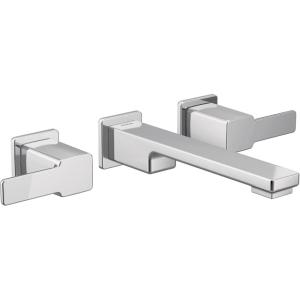 imageMoen TS6731 90 Degree TwoHandle Wall Mount Bathroom Faucet Trim Valve Required Chrome