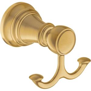 imageMoen YB8403BG Weymouth Double Robe Hook Brushed GoldBrushed Gold