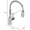 imageMoen 5926 Genta LX OneHandle High Arc Pulldown Kitchen Faucet ChromeChrome
