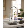 imageMoen 5926 Genta LX OneHandle High Arc Pulldown Kitchen Faucet ChromeChrome
