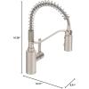 imageMoen 5926 Genta LX OneHandle High Arc Pulldown Kitchen Faucet ChromeSpot Resist Stainless