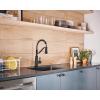 imageMoen 5927ORB Belfield OneHandle High Arc Pulldown Kitchen Faucet Oil Rubbed BronzeMatte Black