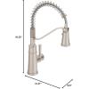 imageMoen 5927ORB Belfield OneHandle High Arc Pulldown Kitchen Faucet Oil Rubbed BronzeSpot Resist Stainless
