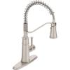 imageMoen 5927ORB Belfield OneHandle High Arc Pulldown Kitchen Faucet Oil Rubbed BronzeSpot Resist Stainless
