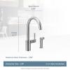 imageMoen 7165SRS Align OneHandle HighArc Modern Kitchen Faucet with Side Spray Spot Resist StainlessSpot Resist Stainless