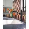 imageMoen 7240ORB Belfield Traditional One Handle High Arc Kitchen Faucet with Optional Deckplate Included Oil Rubbed BronzeMatte Black