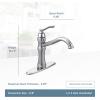 imageMoen 7240ORB Belfield Traditional One Handle High Arc Kitchen Faucet with Optional Deckplate Included Oil Rubbed BronzeMatte Black