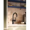 imageMoen 7622EVC CIA Smart Faucet Touchless Pull Down Sprayer Kitchen Faucet with Voice Control and Power Boost Includes Optional Matte Black Accents ChromeMatte Black