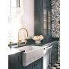 imageMoen 7622EVC CIA Smart Faucet Touchless Pull Down Sprayer Kitchen Faucet with Voice Control and Power Boost Includes Optional Matte Black Accents ChromeBrushed Gold