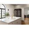 imageMoen 7622EVC CIA Smart Faucet Touchless Pull Down Sprayer Kitchen Faucet with Voice Control and Power Boost Includes Optional Matte Black Accents ChromeBrushed Gold