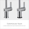 imageMoen 7622EVC CIA Smart Faucet Touchless Pull Down Sprayer Kitchen Faucet with Voice Control and Power Boost Includes Optional Matte Black Accents ChromeChrome