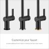 imageMoen 7622EVC CIA Smart Faucet Touchless Pull Down Sprayer Kitchen Faucet with Voice Control and Power Boost Includes Optional Matte Black Accents ChromeMatte Black