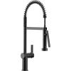 imageMoen 7622EVC CIA Smart Faucet Touchless Pull Down Sprayer Kitchen Faucet with Voice Control and Power Boost Includes Optional Matte Black Accents ChromeMatte Black