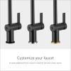 imageMoen 7622EVC CIA Smart Faucet Touchless Pull Down Sprayer Kitchen Faucet with Voice Control and Power Boost Includes Optional Matte Black Accents ChromeMatte Black