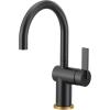 imageMoen 7622EVC CIA Smart Faucet Touchless Pull Down Sprayer Kitchen Faucet with Voice Control and Power Boost Includes Optional Matte Black Accents ChromeMatte Black