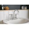 imageMoen 84092SRN Ellicott 4quot Lavatory Faucet Spot Resist Brushed Nickel