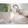 imageMoen 84092SRN Ellicott 4quot Lavatory Faucet Spot Resist Brushed Nickel