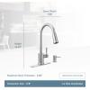 imageMoen 87090MSRS Indi Collection 1 Handle PullDown Kitchen Faucet Spot Resist Stainless Microban