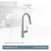 imageMoen Align Spot Resist Stainless Motionsense TwoSensor Touchless OneHandle High Arc Modern Pulldown Kitchen Faucet with Reflex Docking System 7565ESRS