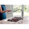 imageMoen Arbor Spot Resist Stainless OneHandle Pulldown Bar Faucet Featuring Reflex Single Hole Kitchen Sink Faucet 5995SRSMatte Black