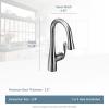 imageMoen Arbor Spot Resist Stainless OneHandle Pulldown Bar Faucet Featuring Reflex Single Hole Kitchen Sink Faucet 5995SRSSpot Resist Stainless