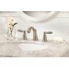 imageMoen Brandtford Brushed Nickel TwoHandle High Arc Widespread Bathroom Sink Faucet for 3Hole Setups with Valve Included TV6620BN