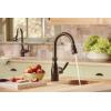 imageMoen Brantford Oil Rubbed Bronze Traditional OneHandle HighArc Pulldown Bar Faucet with Reflex Docking System and Power Clean 5985ORBOil Rubbed Bronze