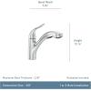 imageMoen Brecklyn Mediterranean Bronze SingleHandle PullOut Sprayer Kitchen Sink Faucet with Power Clean 87557BRBGlacier