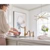 imageMoen Brushed Gold Sip Traditional Cold Water Kitchen Beverage Faucet with Optional Filtration System S5510BG